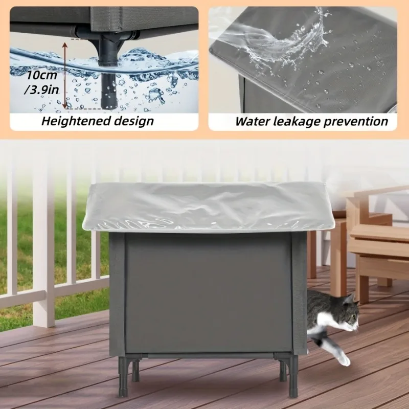 Casa para Cães e Gatos Pequenos Dobrável Lavável - Image 6