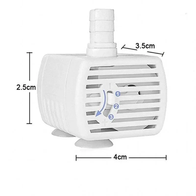 Bomba de Água para Fonte de Gato 3W com Ventosas - Image 4