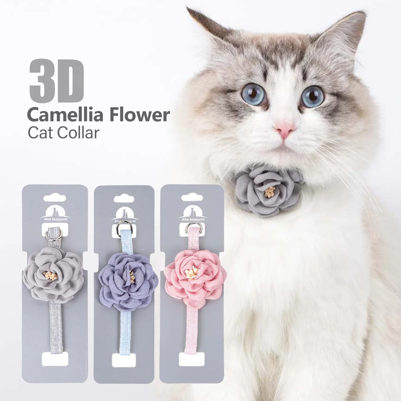 Laço Ajustável para Cães e Gatos com Fivela de Segurança - Imagem 2