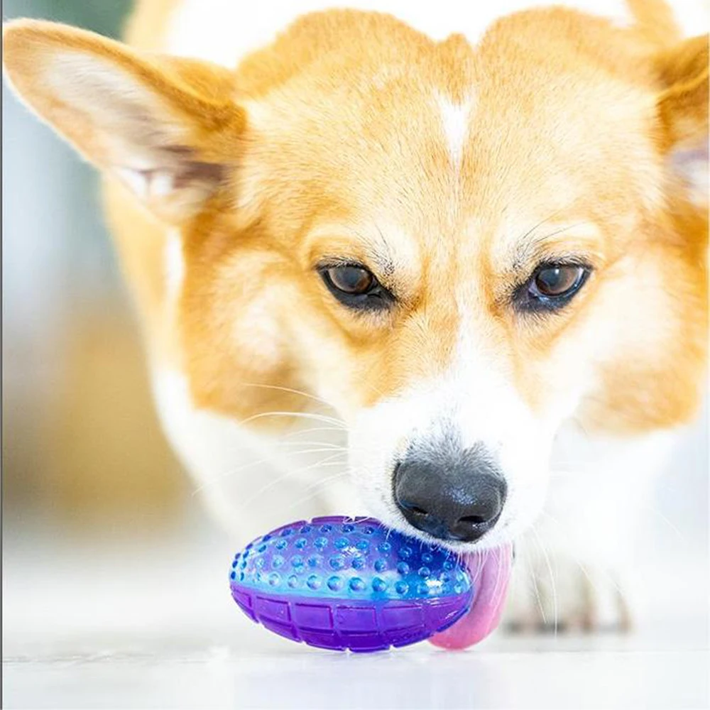 Brinquedo Bola de Borracha para Cães Filhotes com Som S - Imagem 6