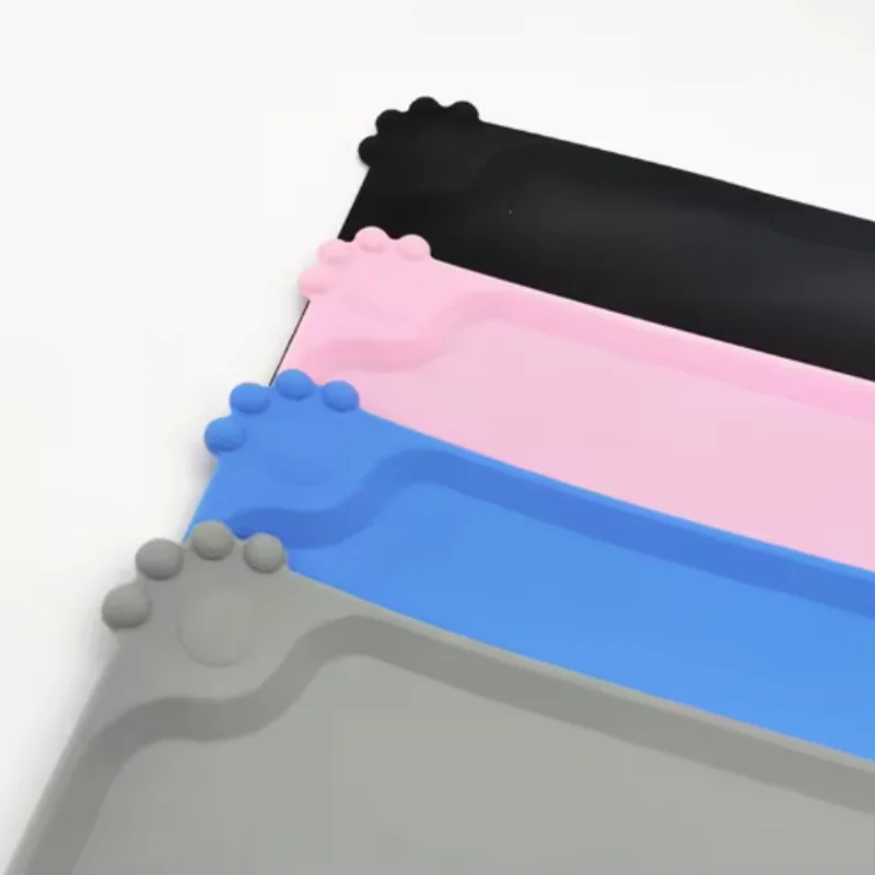 Tapete de Silicone para Comida de Pet Impermeável e Antiderrapante - Imagem 4