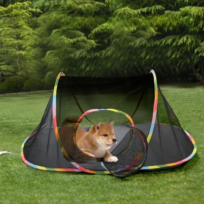 Túnel para Gatos Dobrável para Brincar em Casa e no Quintal - Imagem 6