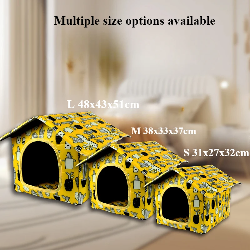 Casa para Gatos Dobrável e Destacável para Ambientes Externos - Imagem 6