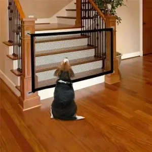 cerca de barreira para cães dobrável