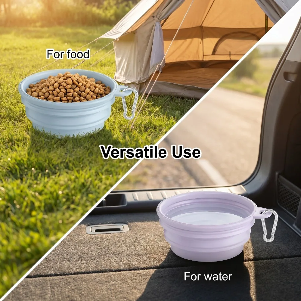 Tigela Dobrável para Cães de TPE 350ml para Viagem - Image 4