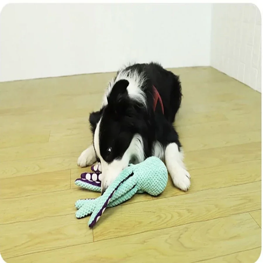 Brinquedo Polvo de Pelúcia para Cães com Som Interativo - Imagem 2