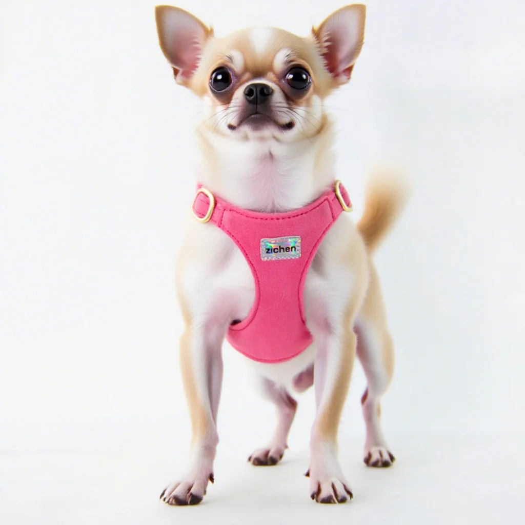 Conjunto de Peitoral e Coleira para Cães Pequenos Ajustável - Imagem 2