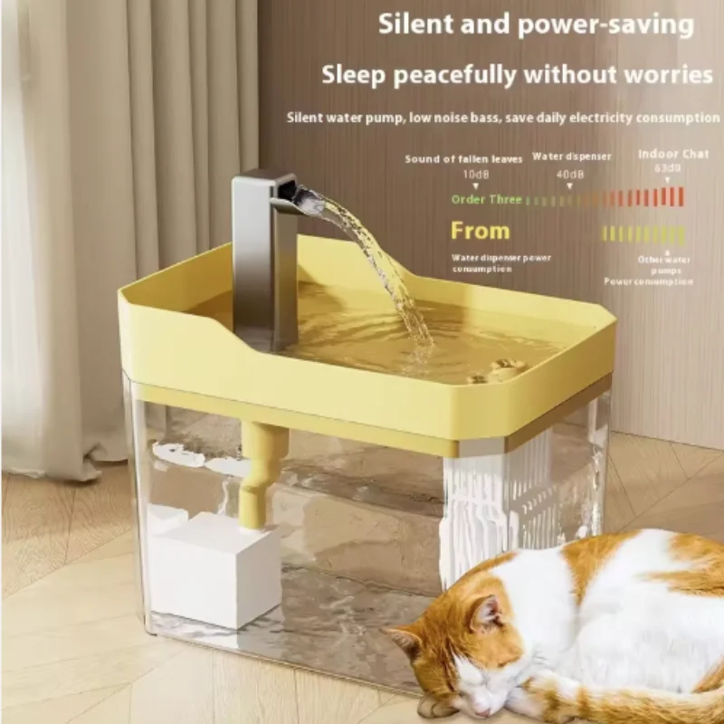 Fonte de Água para Gatos com Filtros e Bateria Recarregável - Imagem 5