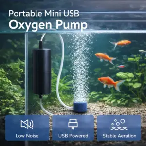 bomba de oxigênio usb para aquário pequeno