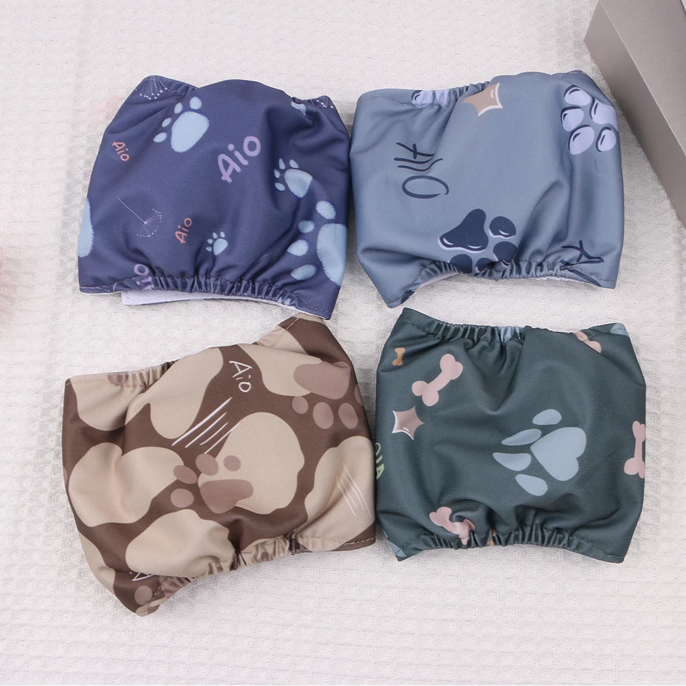 Kit 3 Fraldas Reutilizáveis para Cães Machos Laváveis - Imagem 5