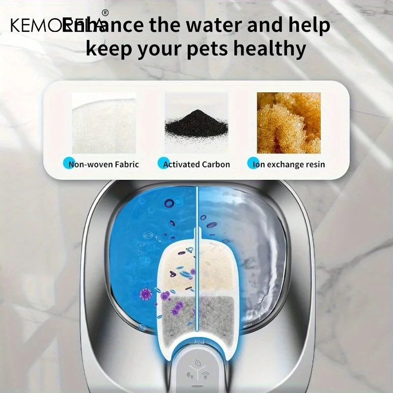 Esponjas de Filtro para Bebedouro de Pets 10 Peças para 4 L - Imagem 4