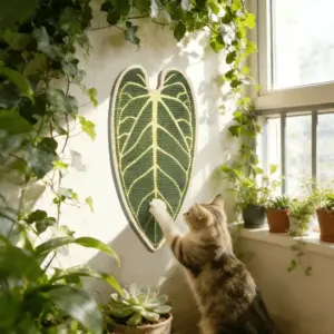 arranhador de gato de sisal para parede