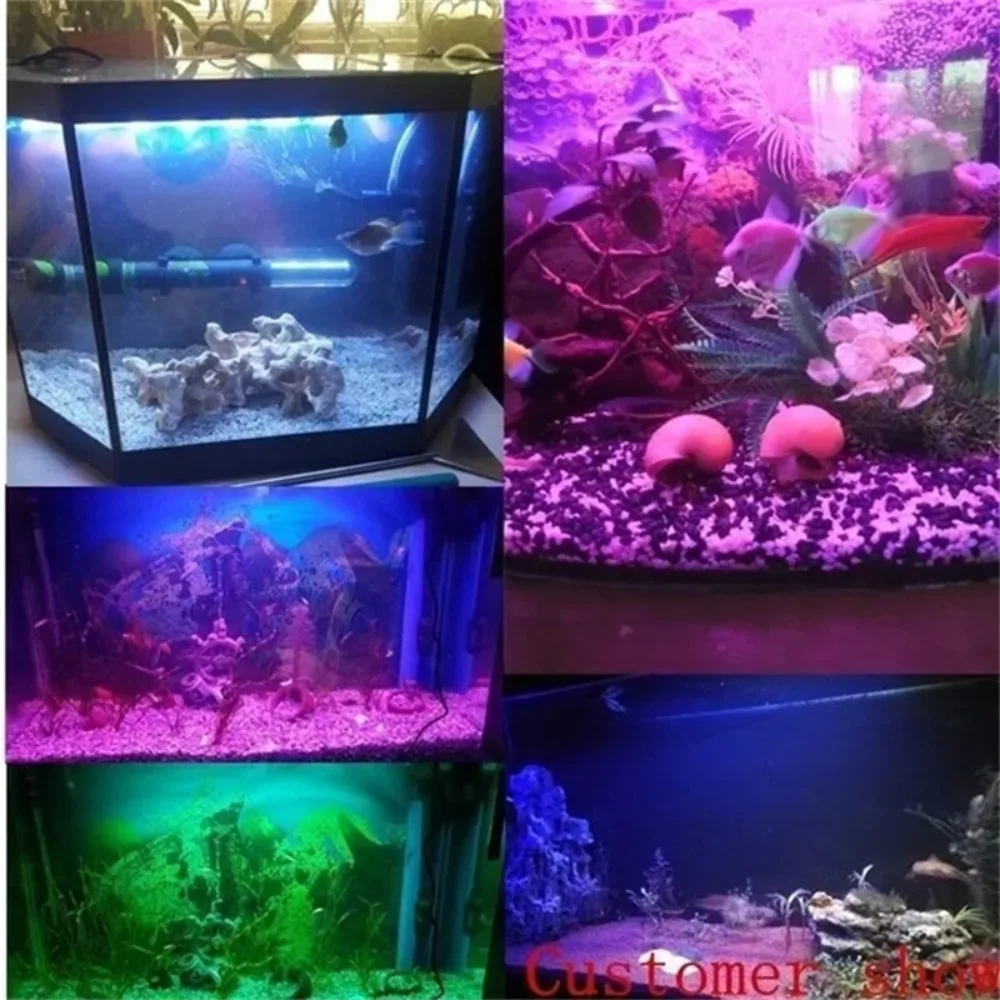 Luminária LED para Aquário com Bolhas e Flash Lento Colorido - Imagem 4