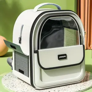 mochila para transporte de cães e gatos transparente