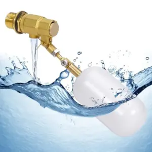 válvula flutuante de latão para aquário