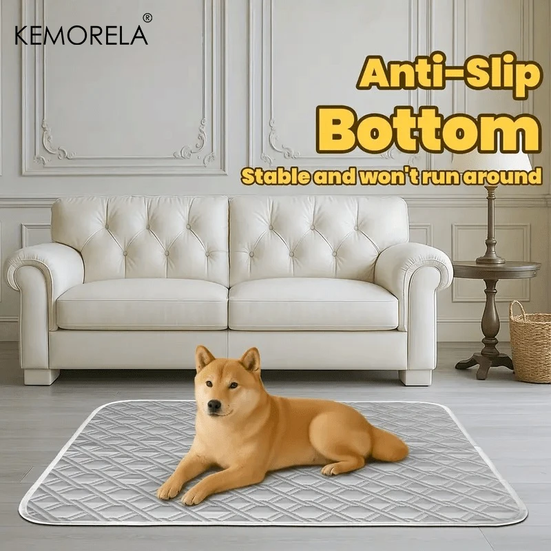 Tapete Lavável para Cães com Secagem Rápida e Base Antivazamento - Imagem 3