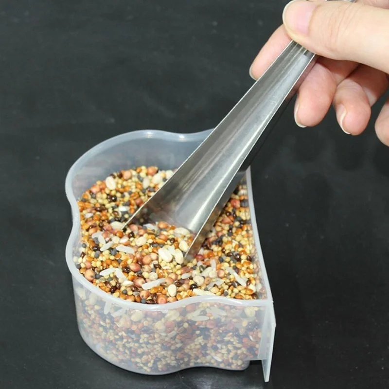 Alimentador de Pássaros de Aço Inoxidável 14 cm para Gaiola - Imagem 2