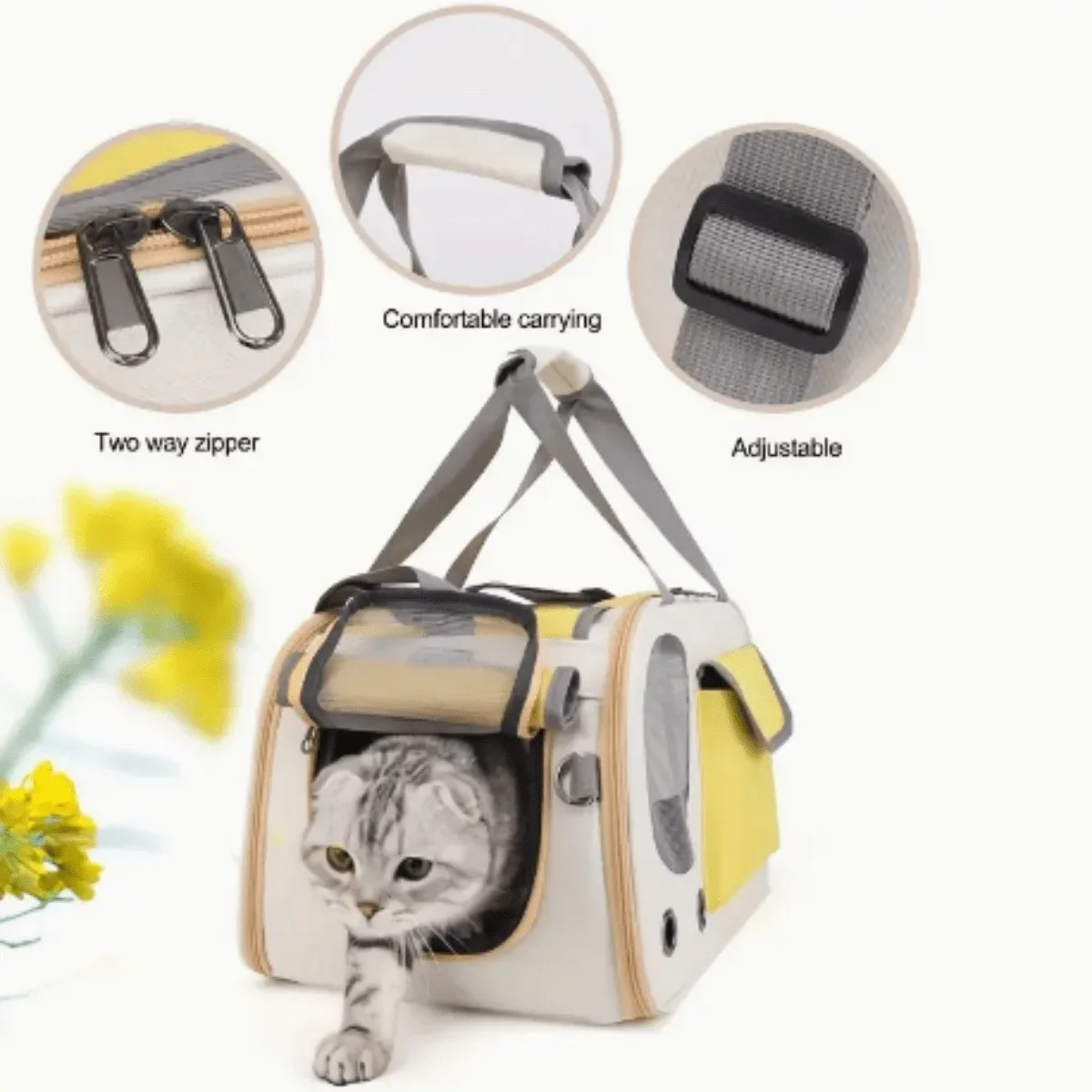 bolsa de transporte para cães e gatos pequenos