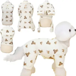 pijama sem mangas para cães e gatos