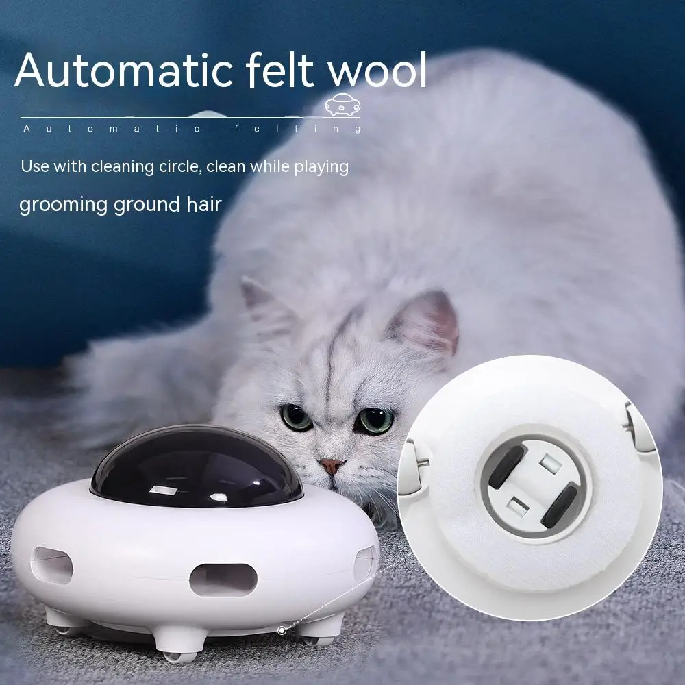 Brinquedo Teaser UFO para Gatos com Pena Substituível USB - Imagem 2