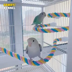 brinquedo de corda de algodão para pássaros