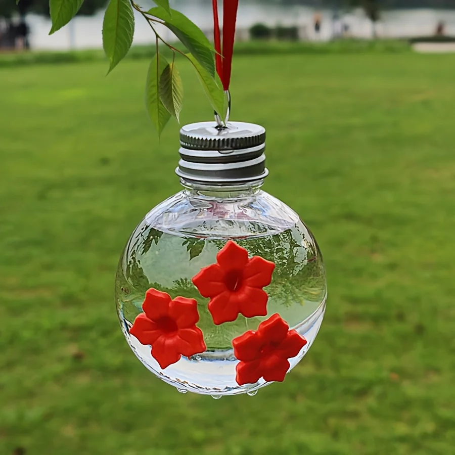 Fonte de Água para Beija-flor Redonda com 3 Furos - Imagem 2