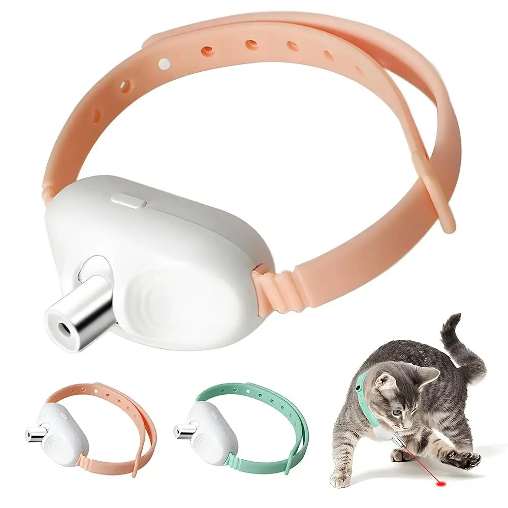 Coleira LED para Gatos com Laser Integrado Tamanho 24-34 cm - Imagem 3