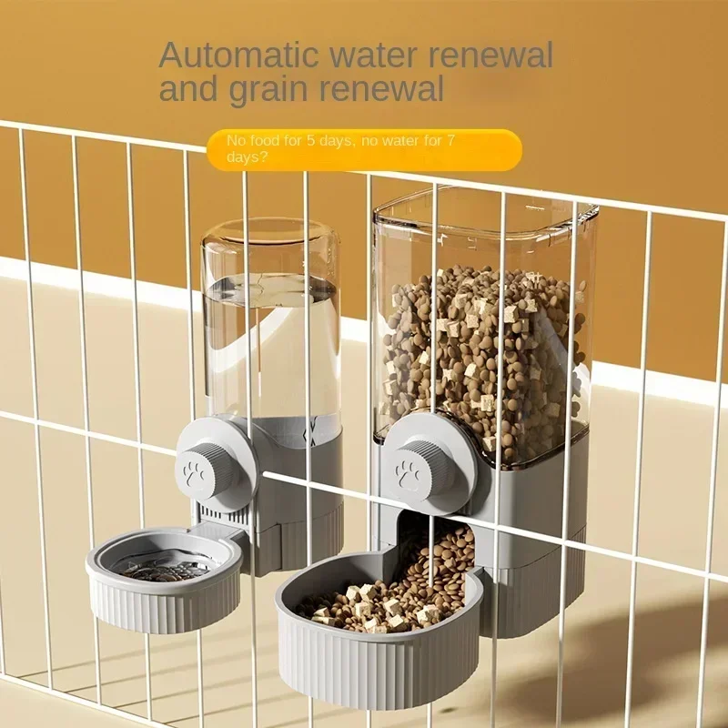 Alimentador Automático para Cães e Gatos de Gravidade Pendurar na Gaiola - Image 2