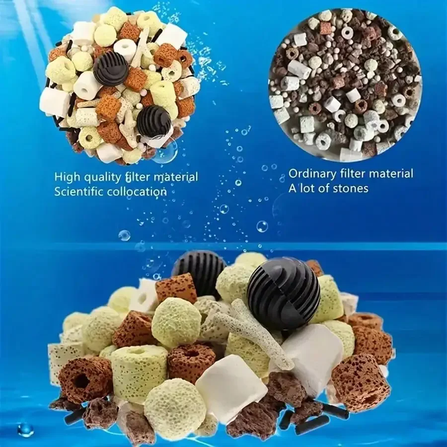 Mídia Filtrante Premium para Aquário 420g em Saco de Malha para Filtração Superior - Imagem 6