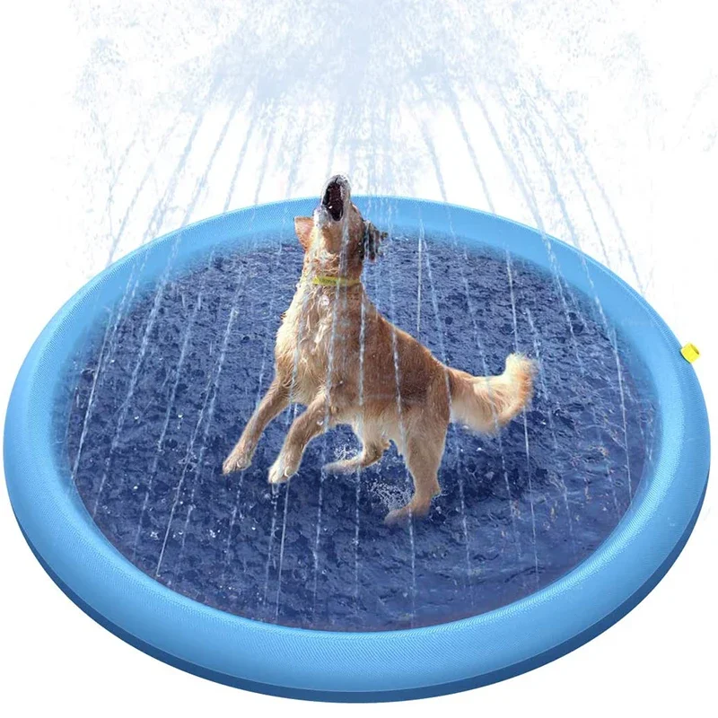 Piscina Chafariz para Cães 150 cm Dobrável para Gramado - Image 3