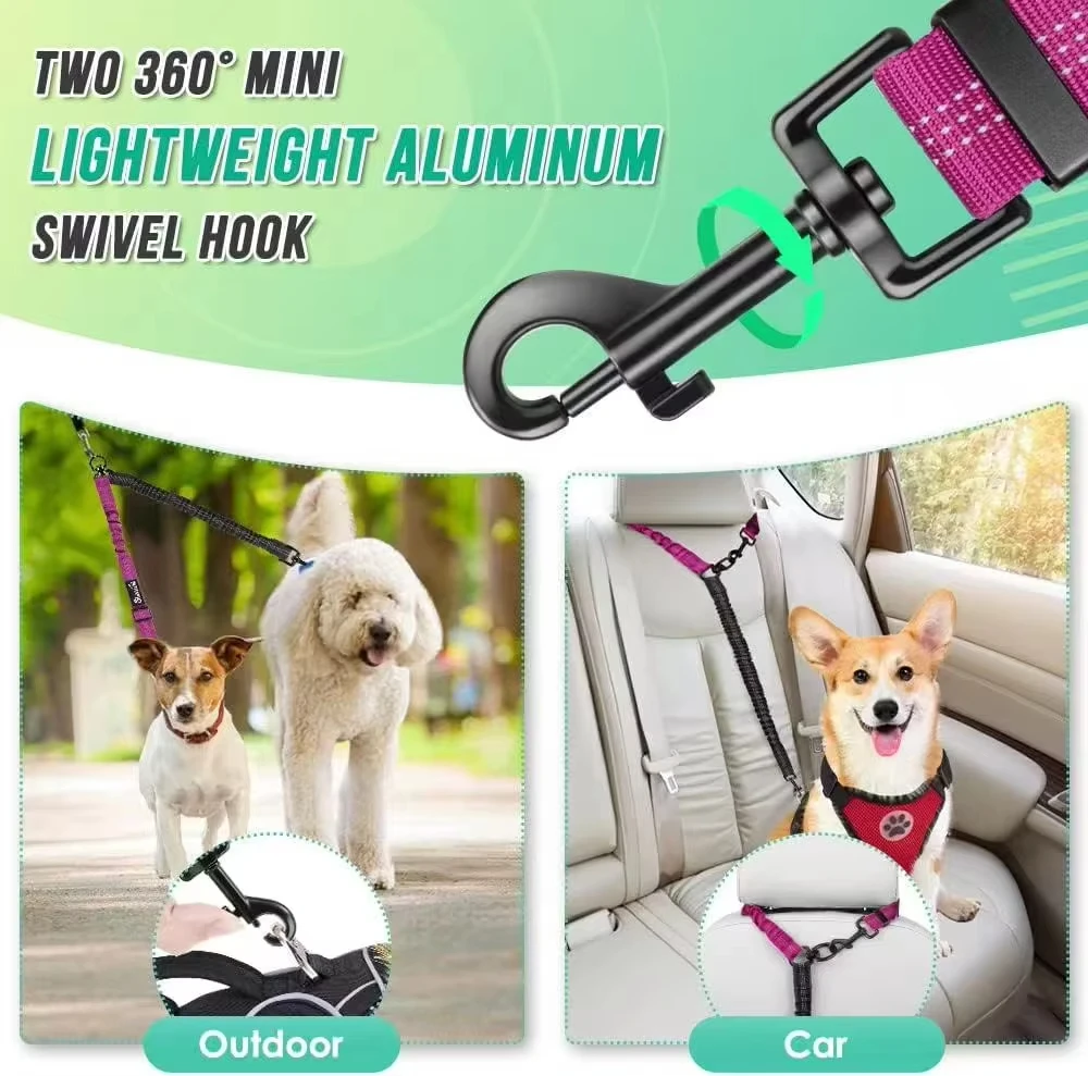 Acessório para Coleira Dupla de Cães com Alça Ajustável - Imagem 3