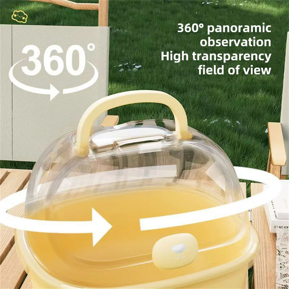 Gaiola Portátil para Hamster com Grande Espaço Externo - Imagem 3