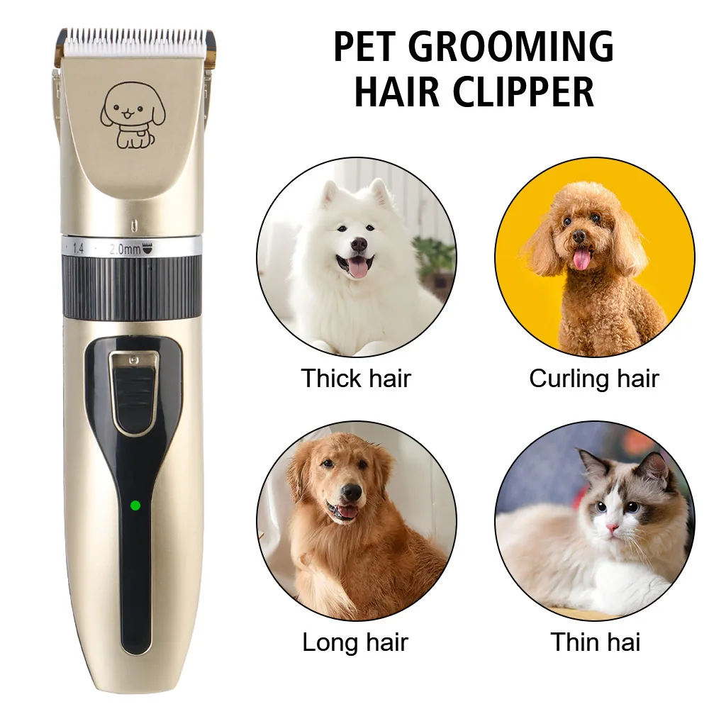Máquina de Tosa para Cães, Gatos e Coelhos, Kit de Higiene - Imagem 6