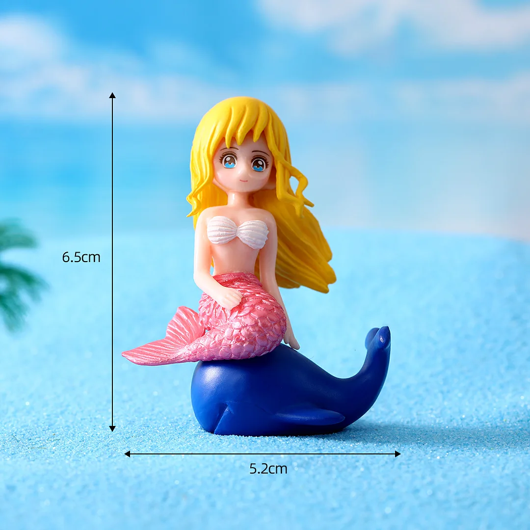 Estátua Sereia para Aquário de PVC Decoração de Aquário - Imagem 5