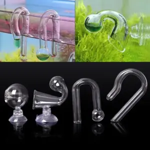 verificador co2 de vidro para aquário