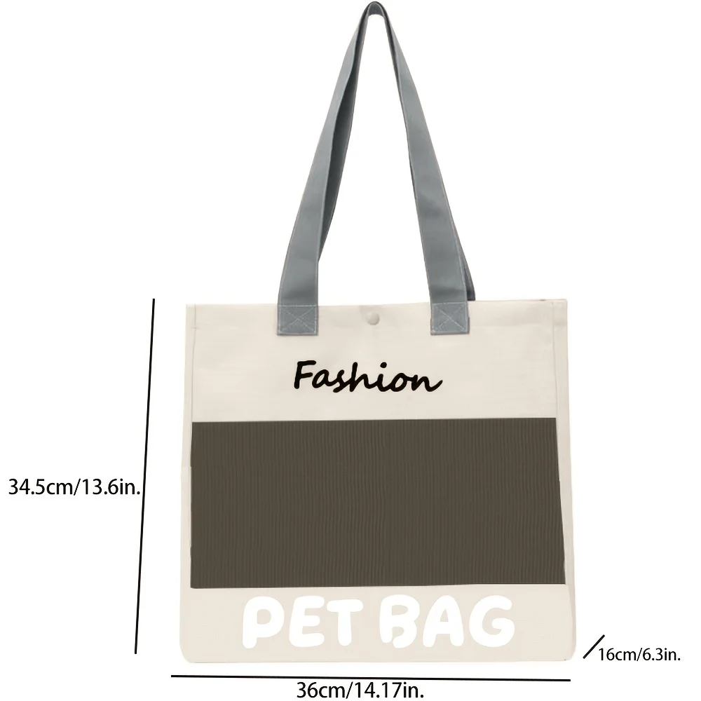 Bolsa de Transporte para Cães e Gatos de Malha Respirável Dobrável - Image 6