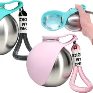 garrafa de água portátil para cães e gatos
