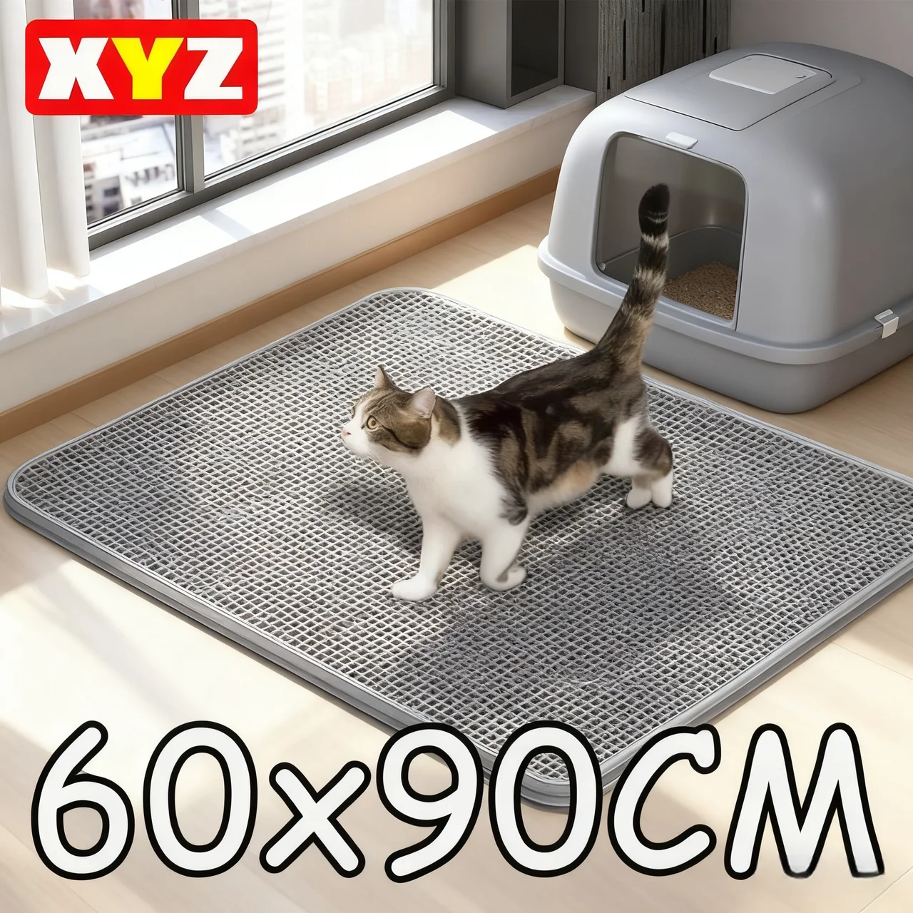 tapete de areia para gatos lavável