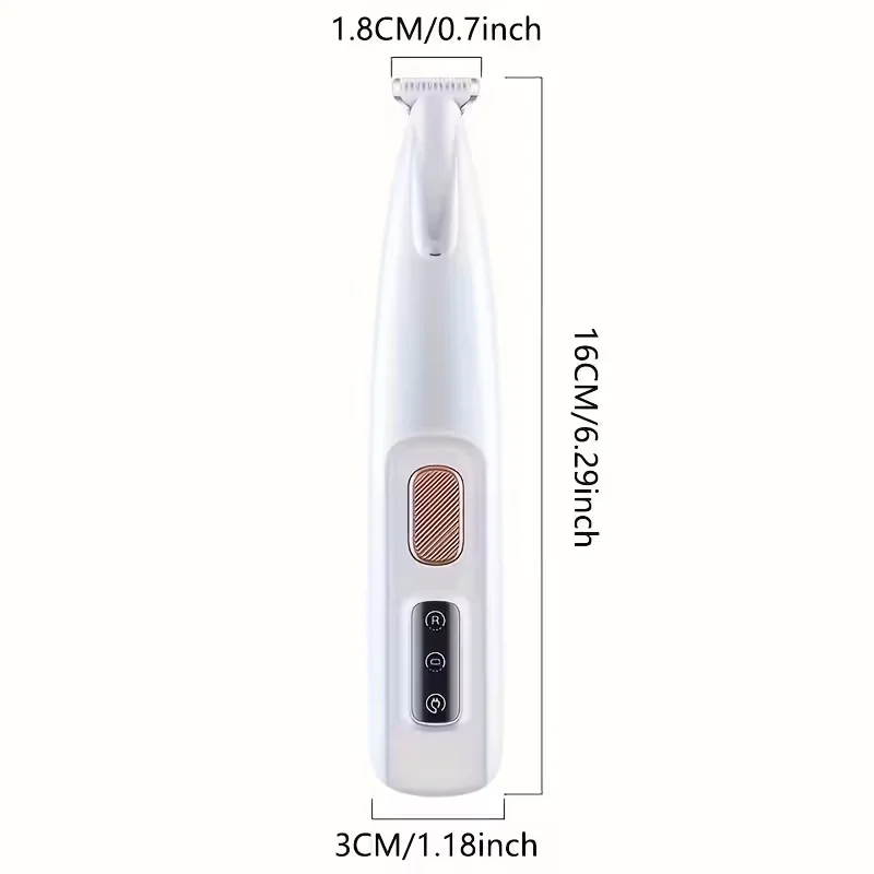 Aparador de Pelos para Cães e Gatos Recarregável USB para Rosto e Orelhas - Imagem 6