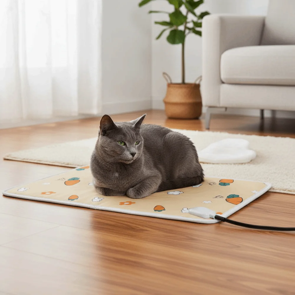 Cobertor Elétrico para Pets de Fibra Sintética com Termostato - Imagem 4
