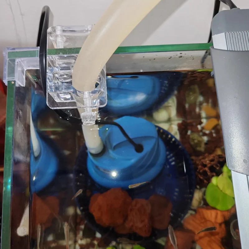 Braçadeira para Tubo de Aquário Acrílica 60x40x35mm com Parafusos - Imagem 4