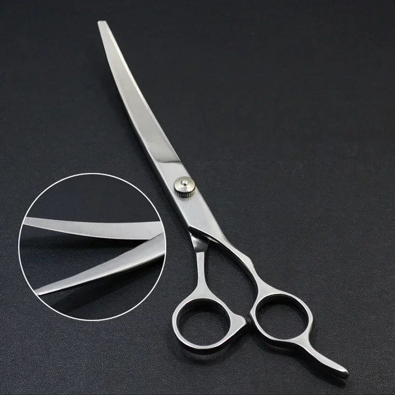 Tesoura Reta para Tosa de Cães e Gatos de Aço Inoxidável 17 cm - Imagem 3