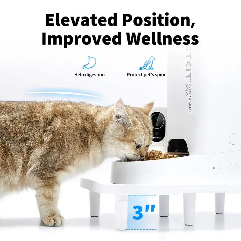 Suporte Elevado Petkit para Comedouros Automáticos, Fácil Instalação - Imagem 2