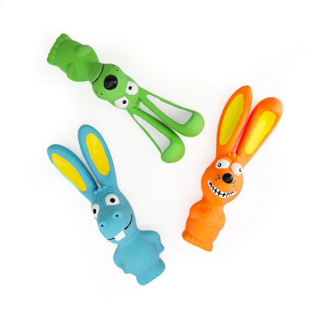Brinquedo de Látex para Cães Coelho Travesso com Apito 16,5 cm - Image 2