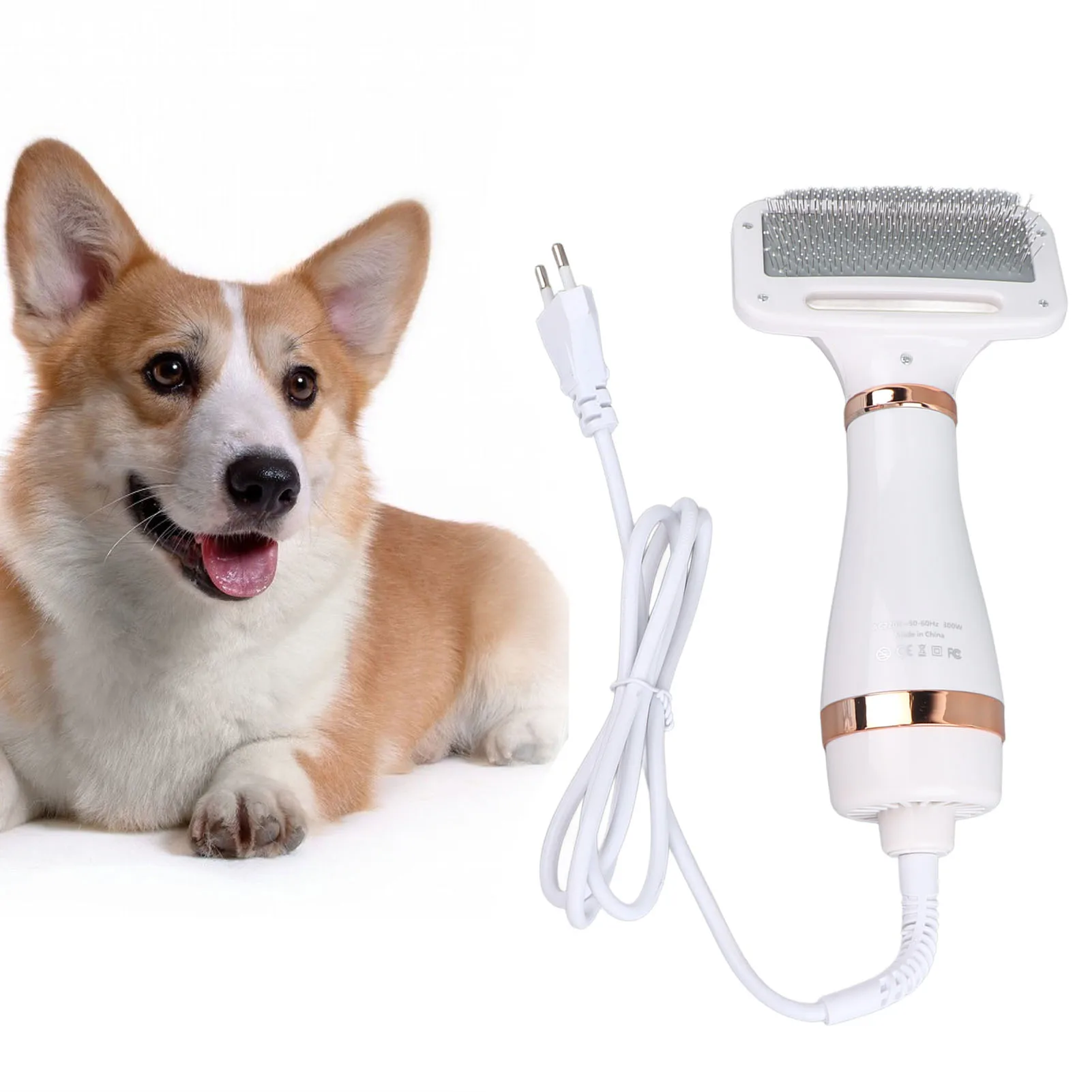 Secador de Pelos para Cães e Gatos 2 em 1 com Escova - Imagem 3