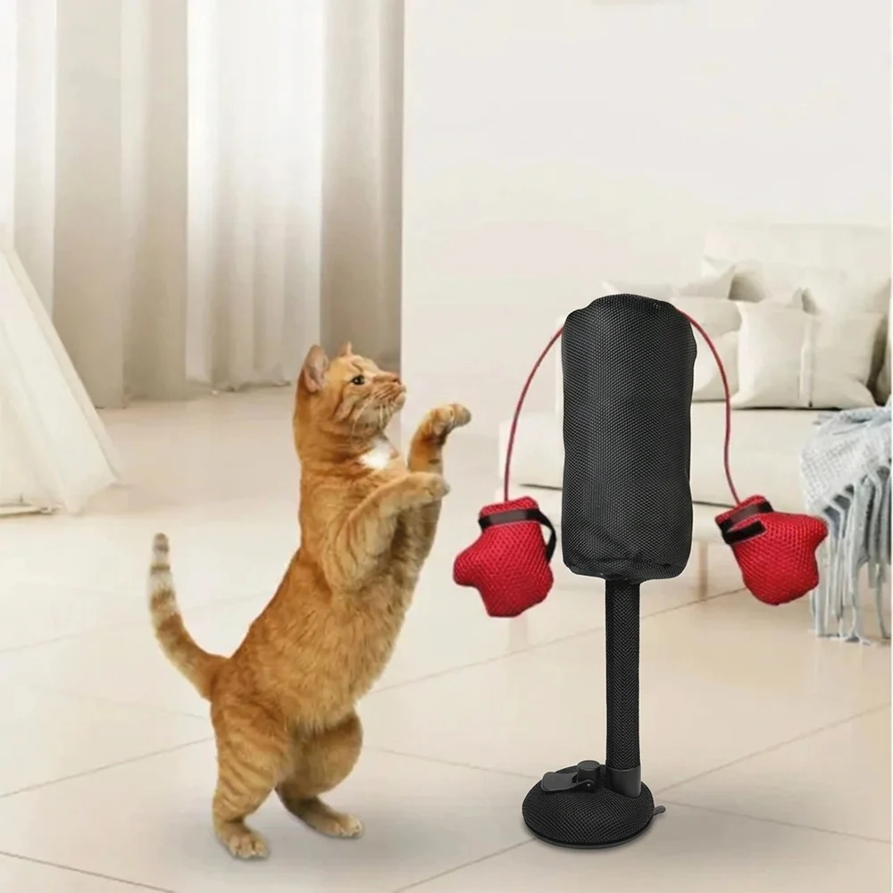 Brinquedo de Boxe para Gatos com Ventosa 29,21 cm - Image 2