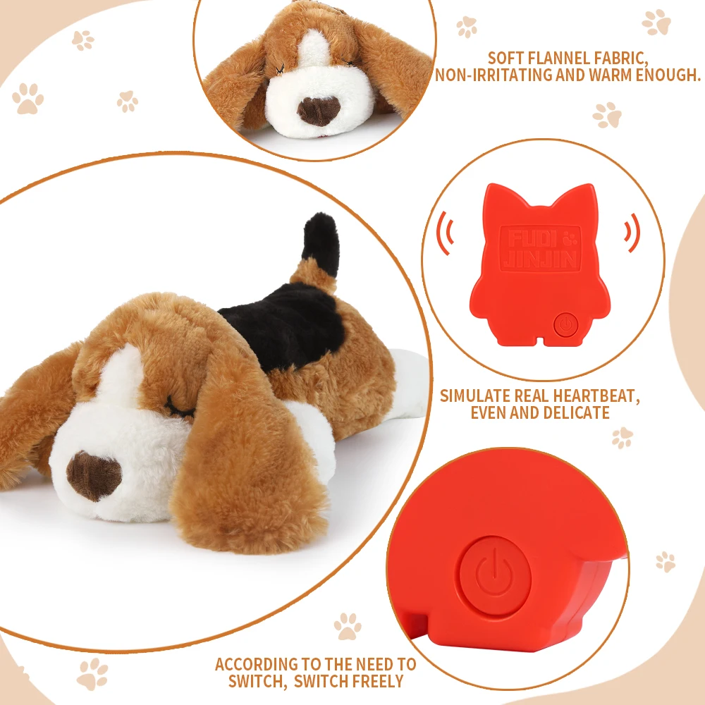 Brinquedo de Batimento Cardíaco para Cães com Vibração e Som - Imagem 5