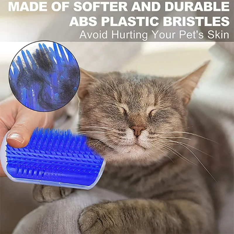 Escova Massageadora para Gatos e Cães com Encaixe na Parede - Imagem 4