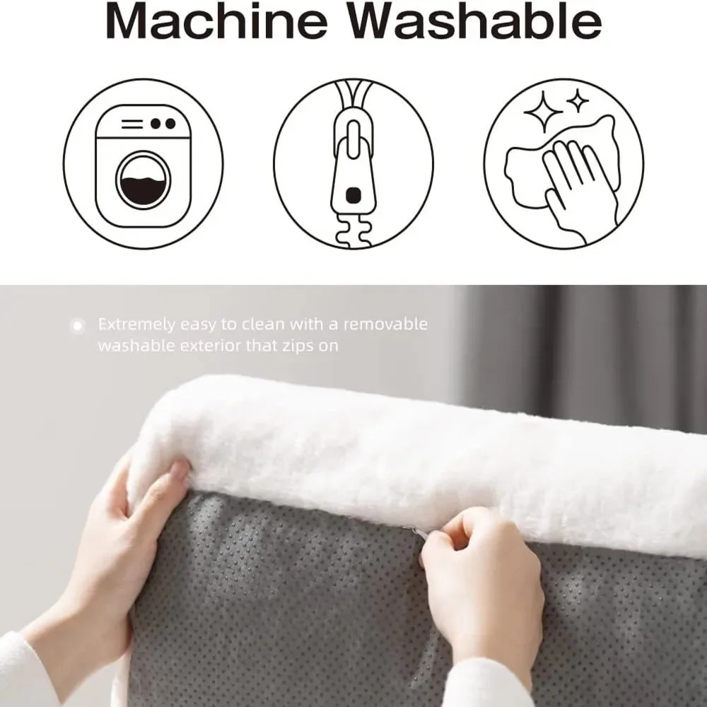 Cama Sofá para Gatos e Cães Pequenos de 110 cm com Fundo Antiderrapante - Image 3