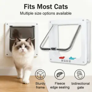 porta para cães e gatos com fechadura